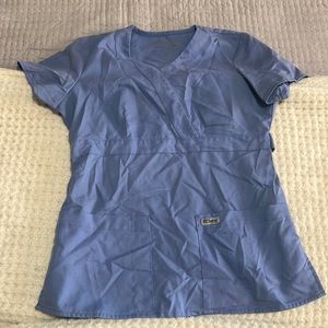 Grey’s anatomy size xs scrub top light blue